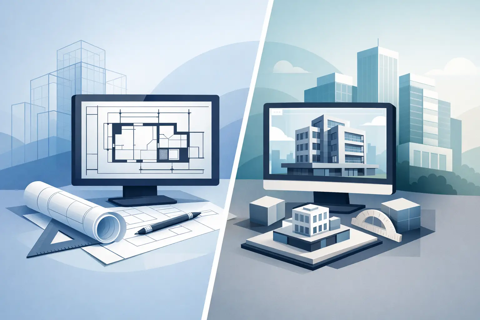 AutoCAD ou Revit empresarial: qual escolher?