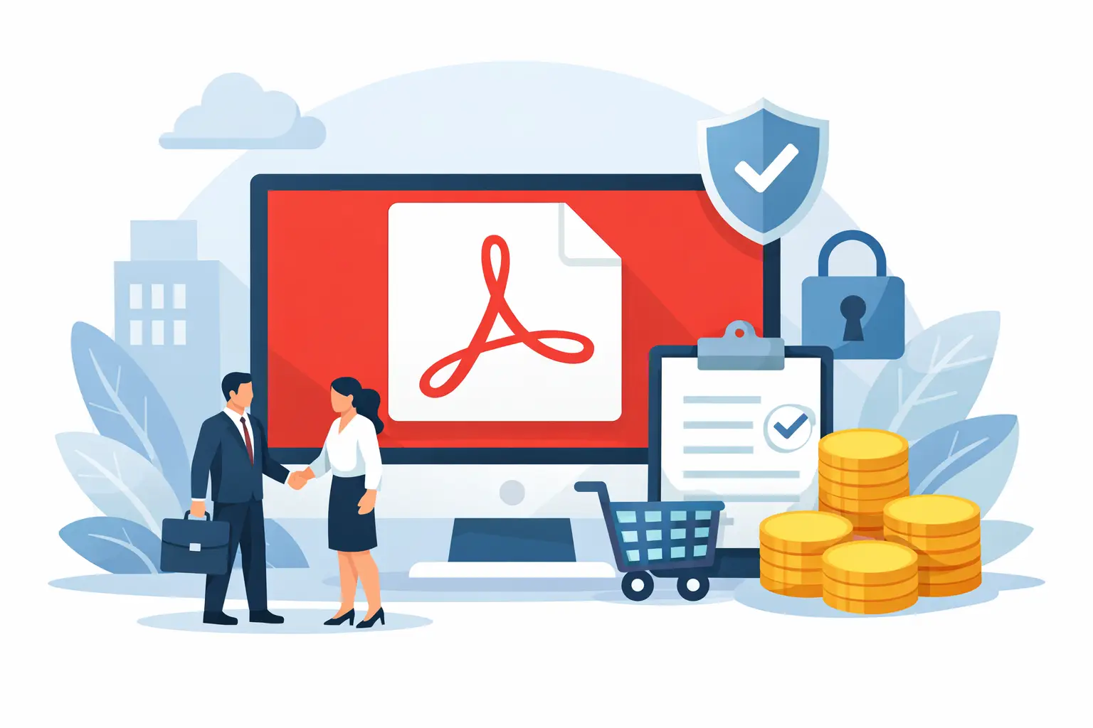 Como comprar Adobe Acrobat corporativo com segurança