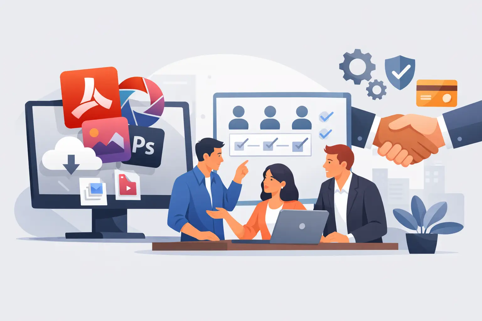 Como contratar Adobe para equipes sem erro