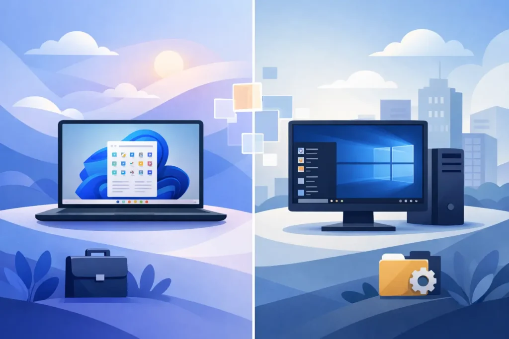 Windows 11 ou Windows 10 corporativo: qual usar?